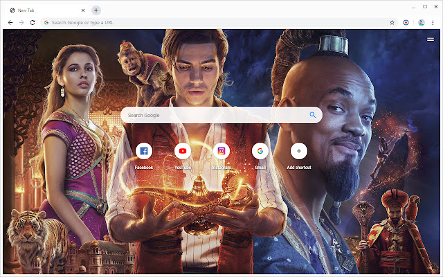New Tab - Aladdin