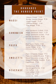 The Hunger Point menu 1