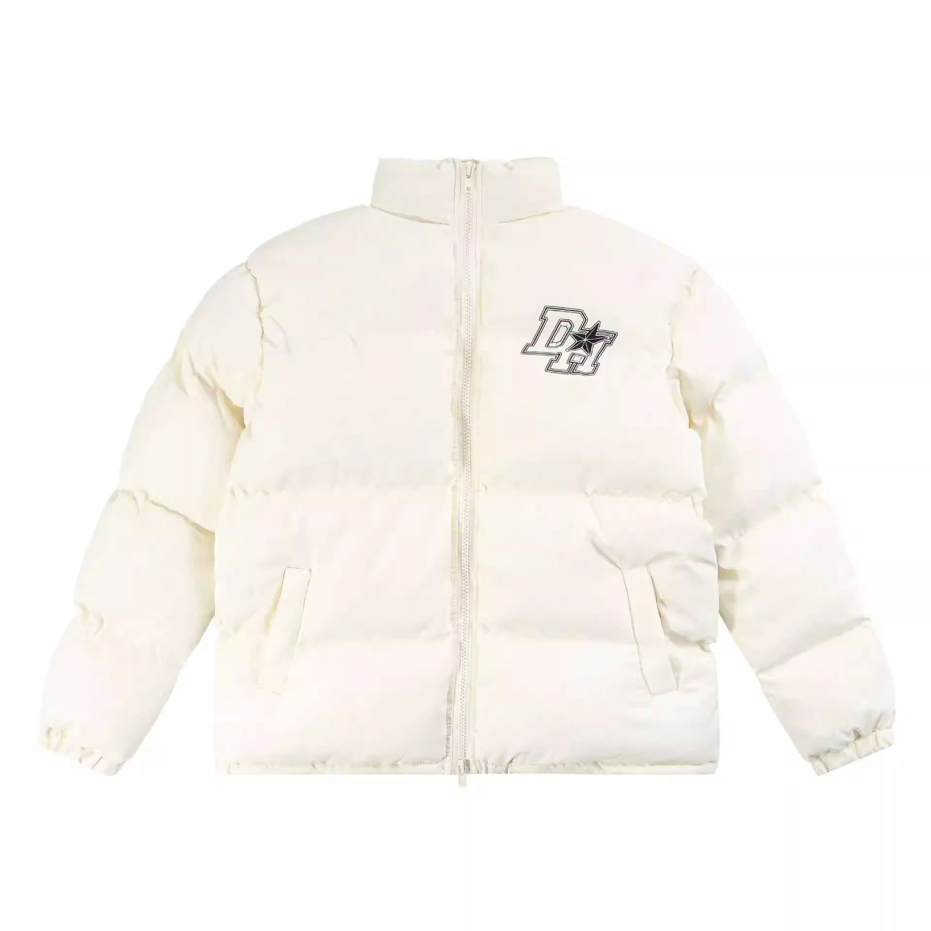 Title 2, Chaqueta Acolchada Retro Algodón Unisex para Ho...