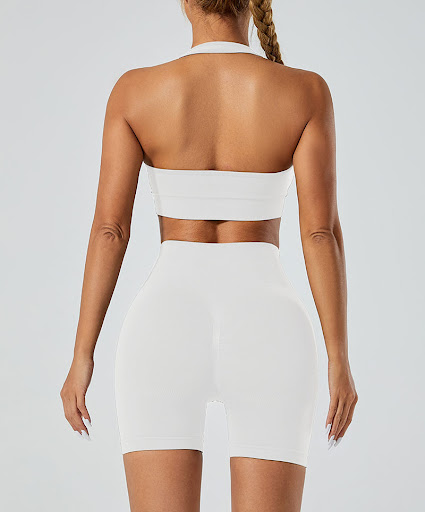 Title 36, U-collar Halter Bra Outer Wear Shockproof Runni...