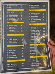 James Daniels Cafe menu 1