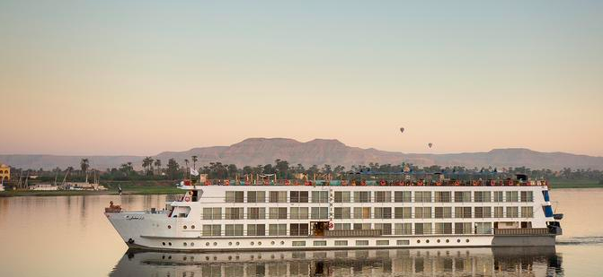 S.S. Sphinx offers cruises along the Nile River.