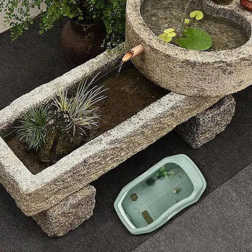 Water Turtle Tank Turtle Habitat Baby Turtle Tank Anti-Slip Widen Detachable Turtle Habitat For Crayfish Turtles Small R