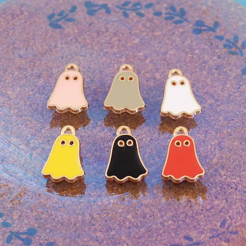 Mini Ciondoli Orecchini Fantasma di Halloween, Accessorio Festivo per Orecchie, Ideale per Costumi e Celebrazioni a Tema Spettrale