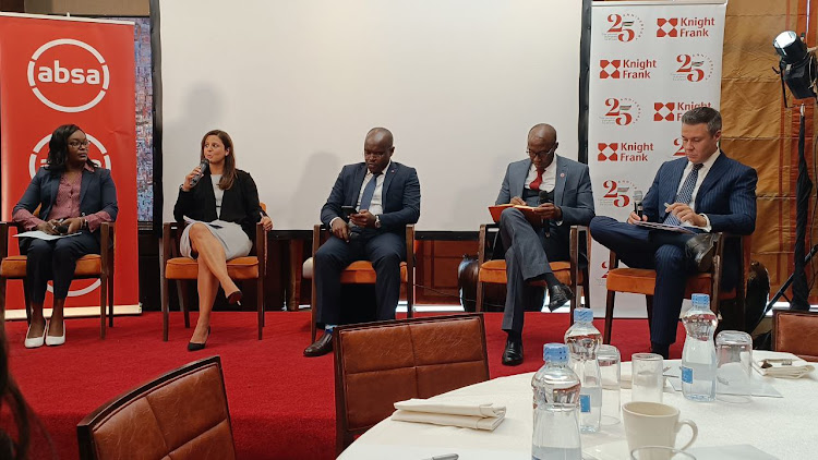 Panelists during the release of the Kenya Market Update H2 report. The report issued a breakdown on sector to sector performance in 2022.