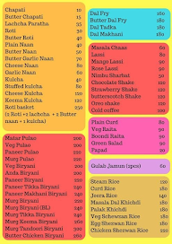 Punjab Depot menu 3