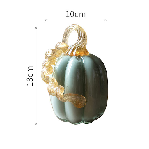Title 1, Handmade Christmas glass pumpkin decoration for...