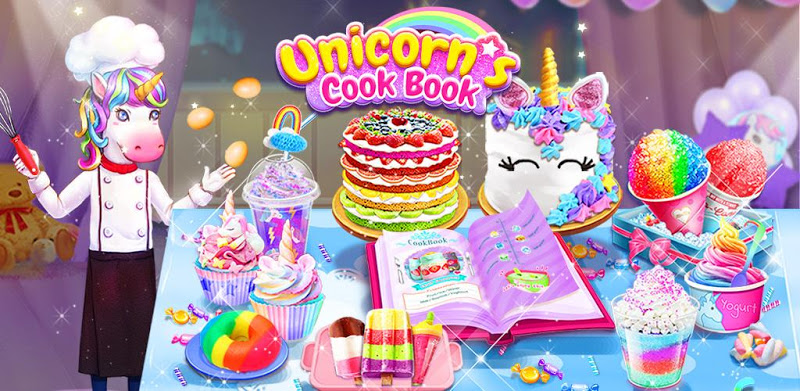 Rainbow Unicorn Secret Cook Book: Food Maker Games