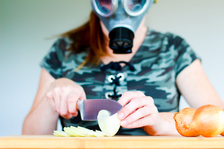 When chopping onions becomes an extreme sport.