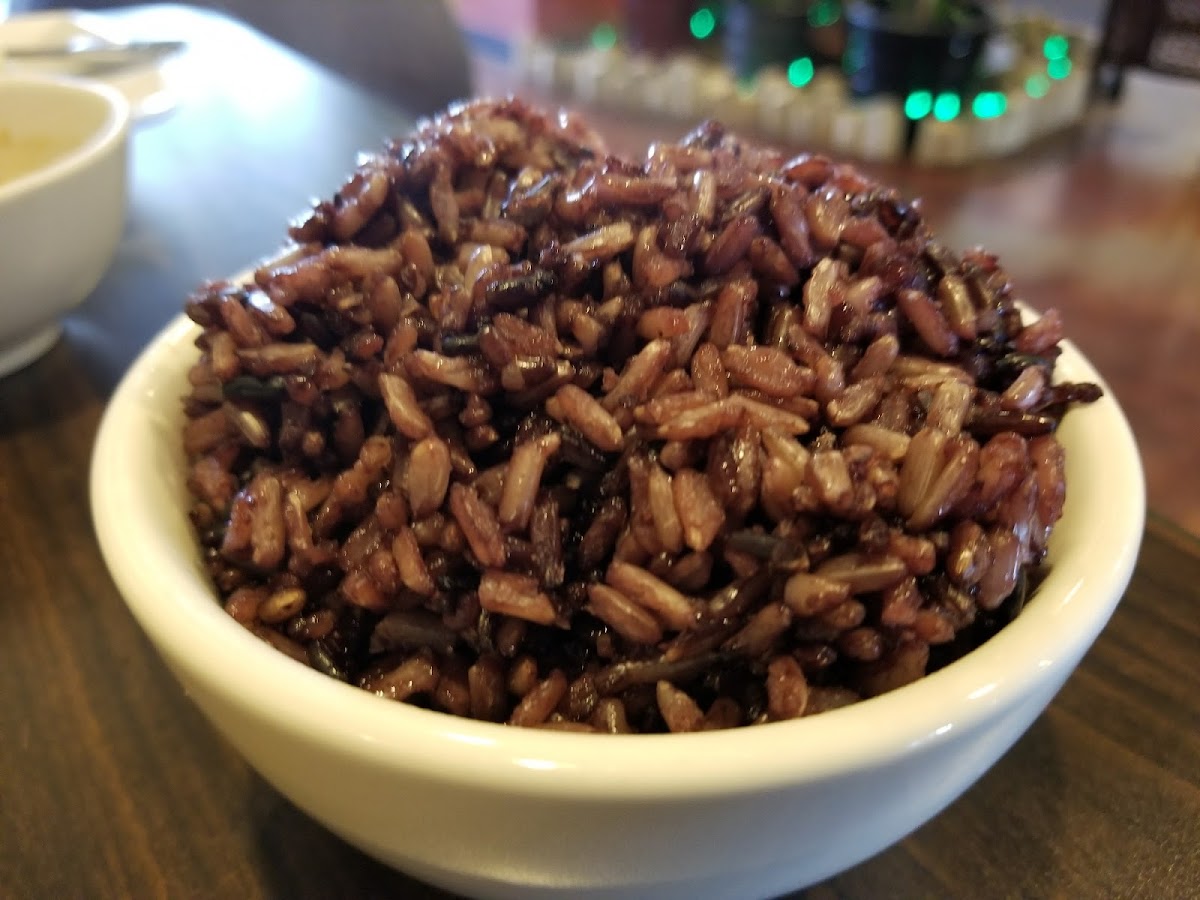 A side order of Black Rice.