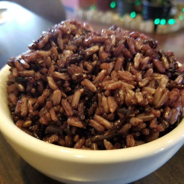 A side order of Black Rice.