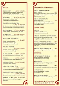 Frescos Pizza menu 1