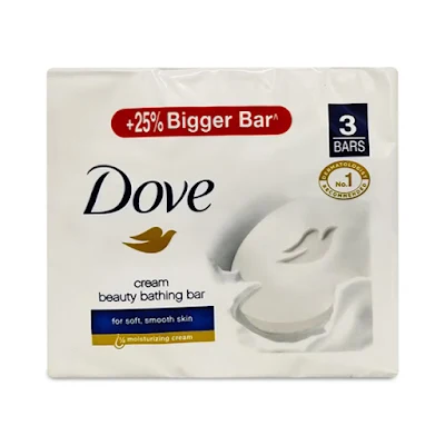 Dove Cream Beauty Bathing Bar - 3*125 gm