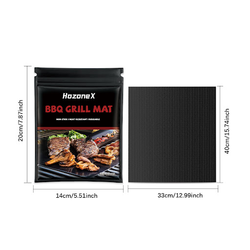 Title 1, Easy To Clean Non-stick Barbecue Mat for Outdoo...