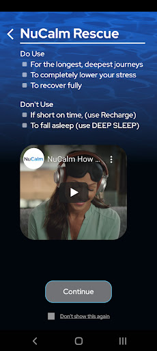 Screenshot NuCalm:Sleep, Recover, Perform