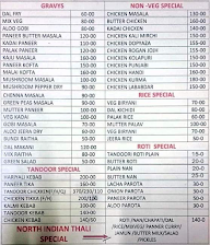 Sai Kitchens menu 1