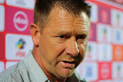 Eric Tinkler of Maritzburg United during the Absa Premiership match between Maritzburg United and Polokwane City at Harry Gwala Stadium on March 06, 2020 in Pietermaritzburg, South Africa. 