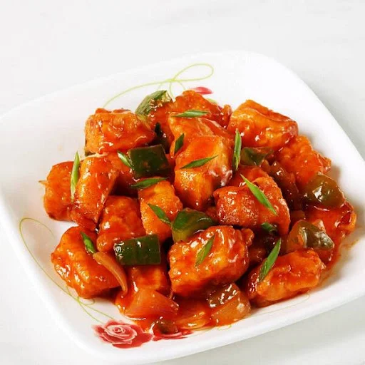 Chilli Paneer Dry (8 Pcs)