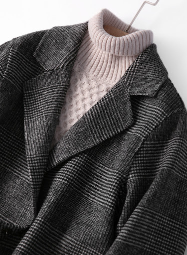 Title 15, Hand-sewn Double-sided Wool Velvet Coat Ladies ...