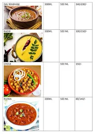 Thali Foodz menu 1