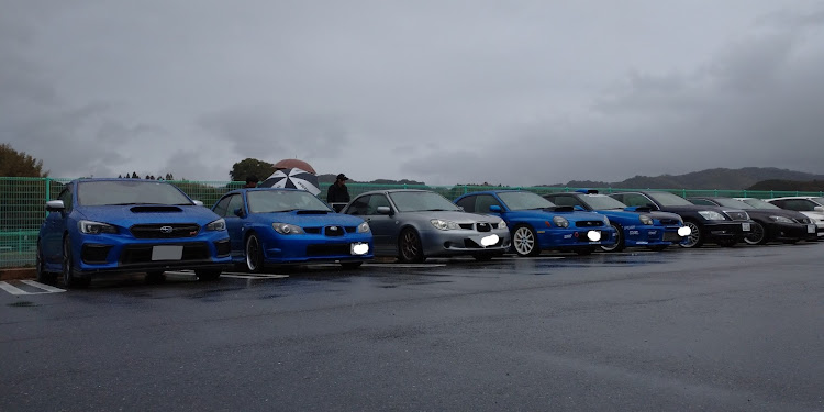 WRX STIの第2回kanmon's MT・おおとう桜街道・靴の中びちゃびちゃ(´･∀･｀)・auPayで(´･∀･｀)♪・ワイパーに紙挟むΨ(｀∀´)Ψｹｹｹに関するカスタム事例の投稿画像7枚目