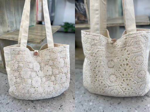 Title 2, Womens Summer Jacquard Button New Crossbody Ba...