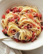 Pasta with Fresh Tomato Sauce was pinched from <a href="http://www.marthastewart.com/904229/pasta-fresh-tomato-sauce" target="_blank">www.marthastewart.com.</a>