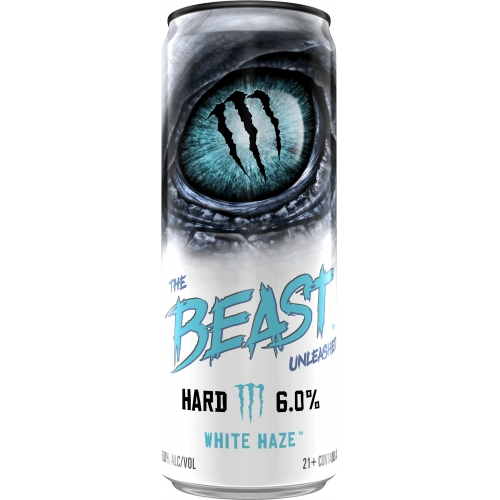 Logo of Monster Energy White Haze