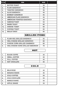 Kishan Cafe menu 3