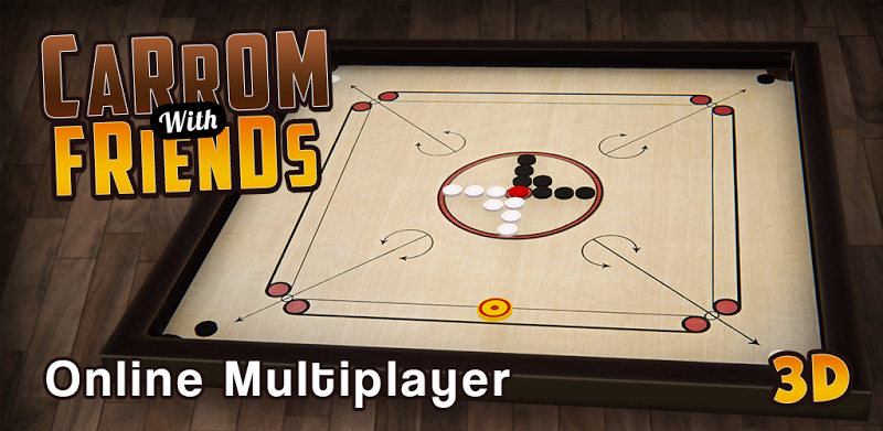 Carrom Multiplayer - 3D Carrom Board Game