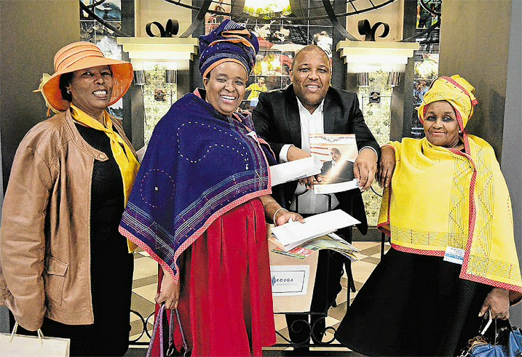 NAFU Imidushani Tribe BCM chairwoman Buyiswa Cungwa, NAFU Eastern Cape president Pumza Vitshima, Ndlambe local municipality LED head Phakamile Siyo and NAFU Eastern Cape chairwoman Chwayita Mboni at the two-day investment conference yesterday