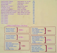 Atithi Biriyani House menu 6