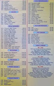 Sri Krishna menu 6