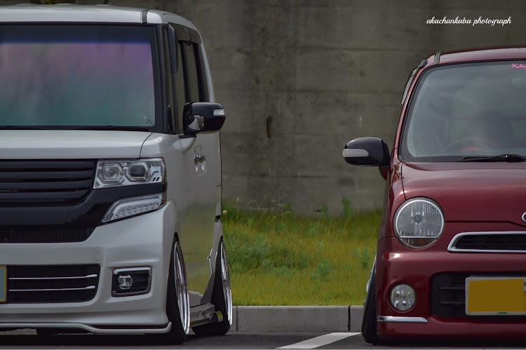 Nボックスカスタムのドライブ・ホイール交換・DIY・梅雨の晴れ間に関するカスタム事例の投稿画像6枚目
