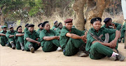 Fighters from Mozambique's former rebel group Renamo. File photo.