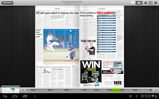 London Free Press e-edition Screenshot