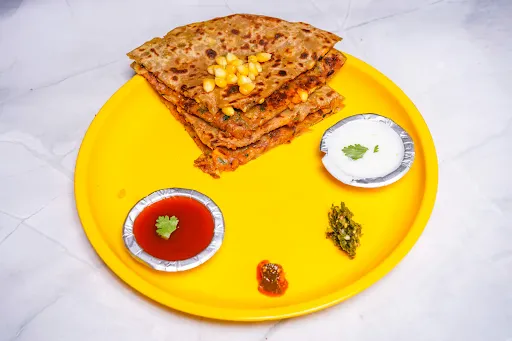 Aloo Corn Onion Paratha