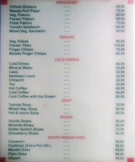 Dhanna's Veg Restaurant menu 5