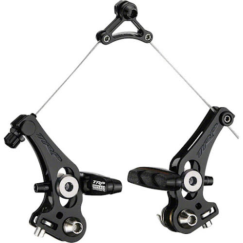 TRP ReVox Canitlever Brakes Front and Rear, Alloy Black/Black