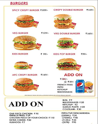 The AFC menu 3