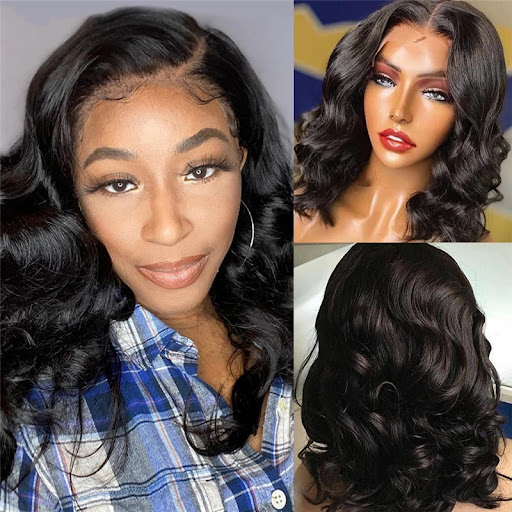 Title 5, European and American Wig Front Lace Short Curl...