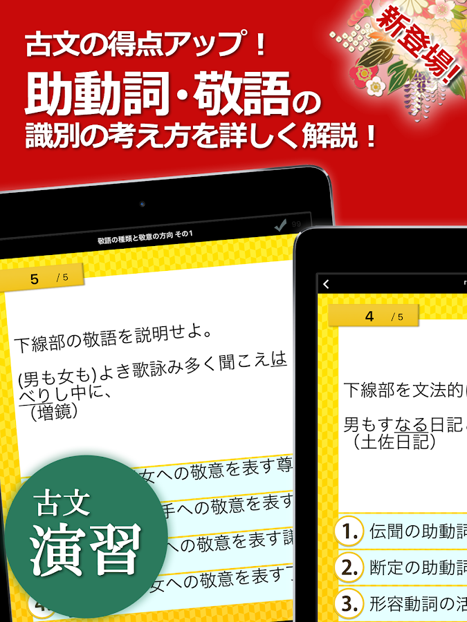    無料！古文・漢文（古文単語、古典文法、漢文）- screenshot  