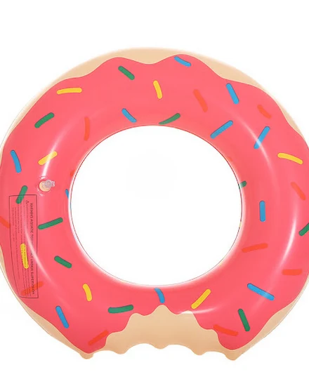 Hot Inflatable Donut Swimming Ring Giant Pool Float Toy C... - 2