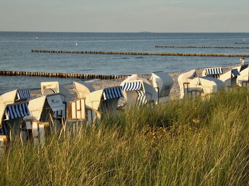 Impressions from the Baltic Sea spa resort of Zingst