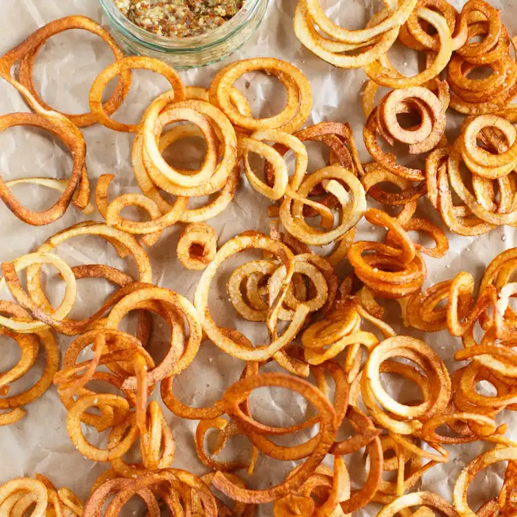 Curly Sweet Potato Fries Recipe - Copycat Arby's Using the Paderno