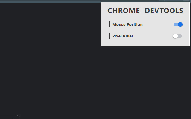 Chrome devtools (under development) chrome extension