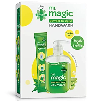 Mr Magic Mr. Magic Handwash Refill Neem & Aloe Vera - 9 gm