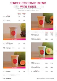 Fruitbae menu 2