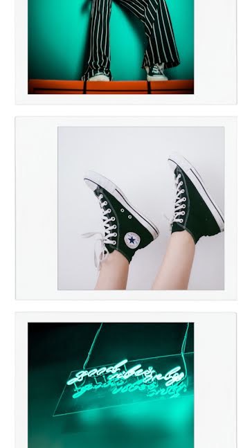 Neon Sneaker Frame - Facebook Story template