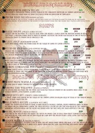 Cowboy Lounge menu 2